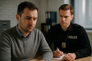 תיאור תמונה ברור בנושא 'הוזמנתי לחקירה במשטרה, מה לעשות?'